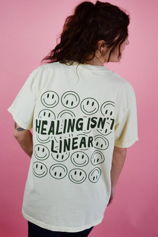 Healing Isn't Linear Tee- MAMAS