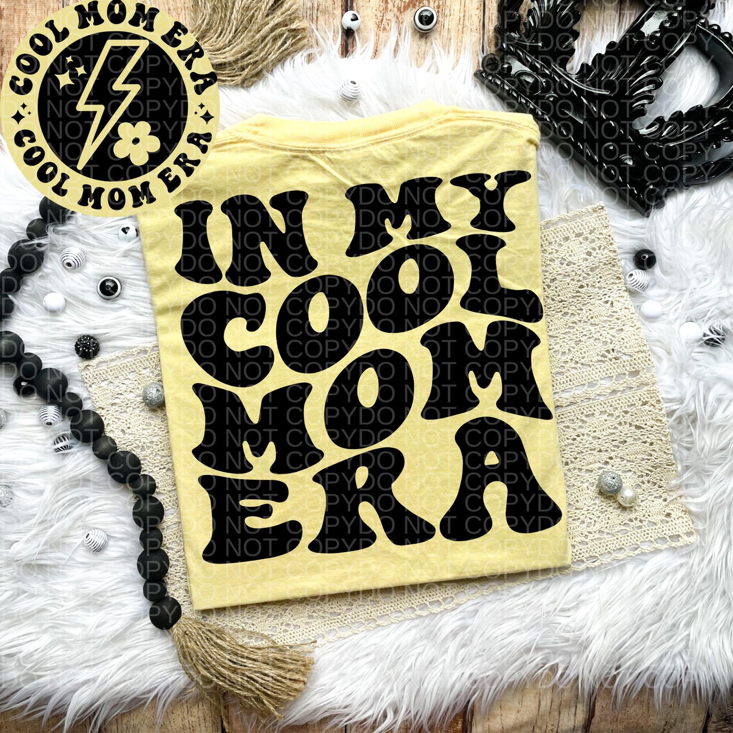 In My Cool Mom Era Tee- Comfort Colors
