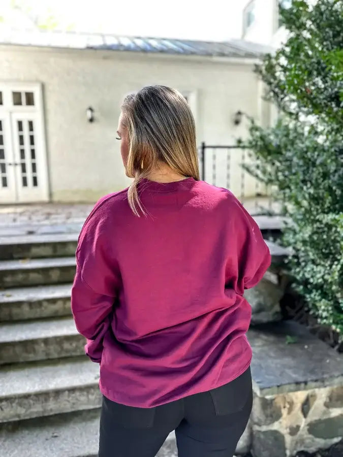 Let Me Thank God Puff Crewneck