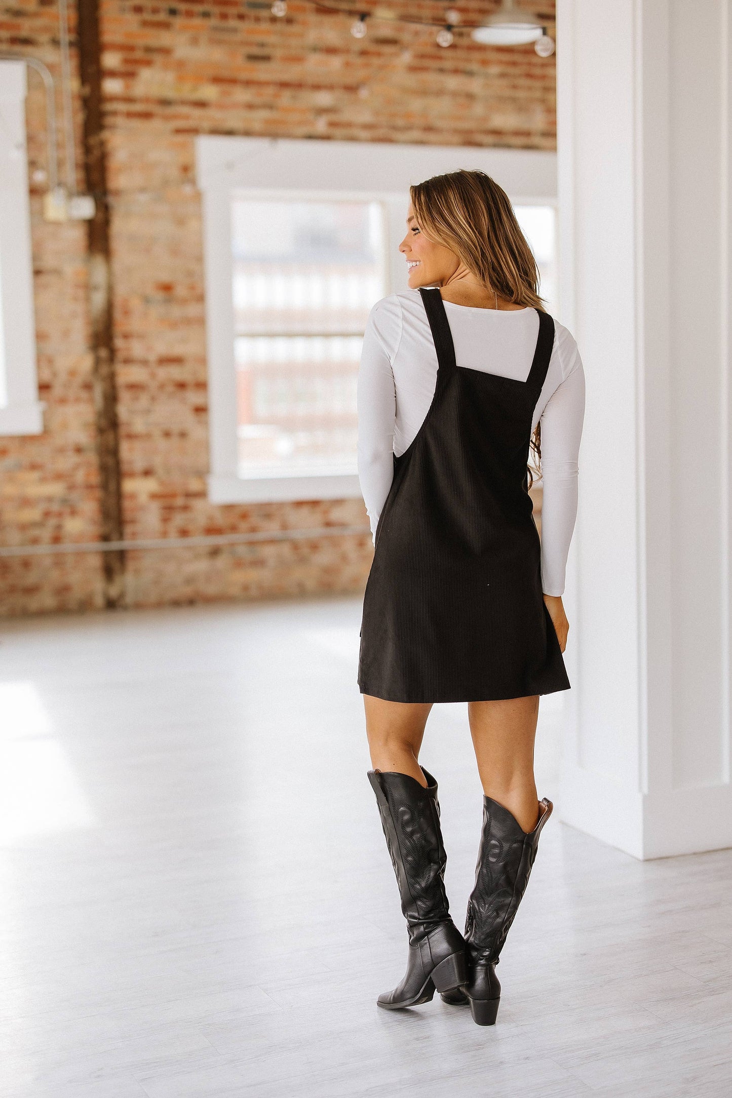 Connie Corduroy Overall Dress | S-XL