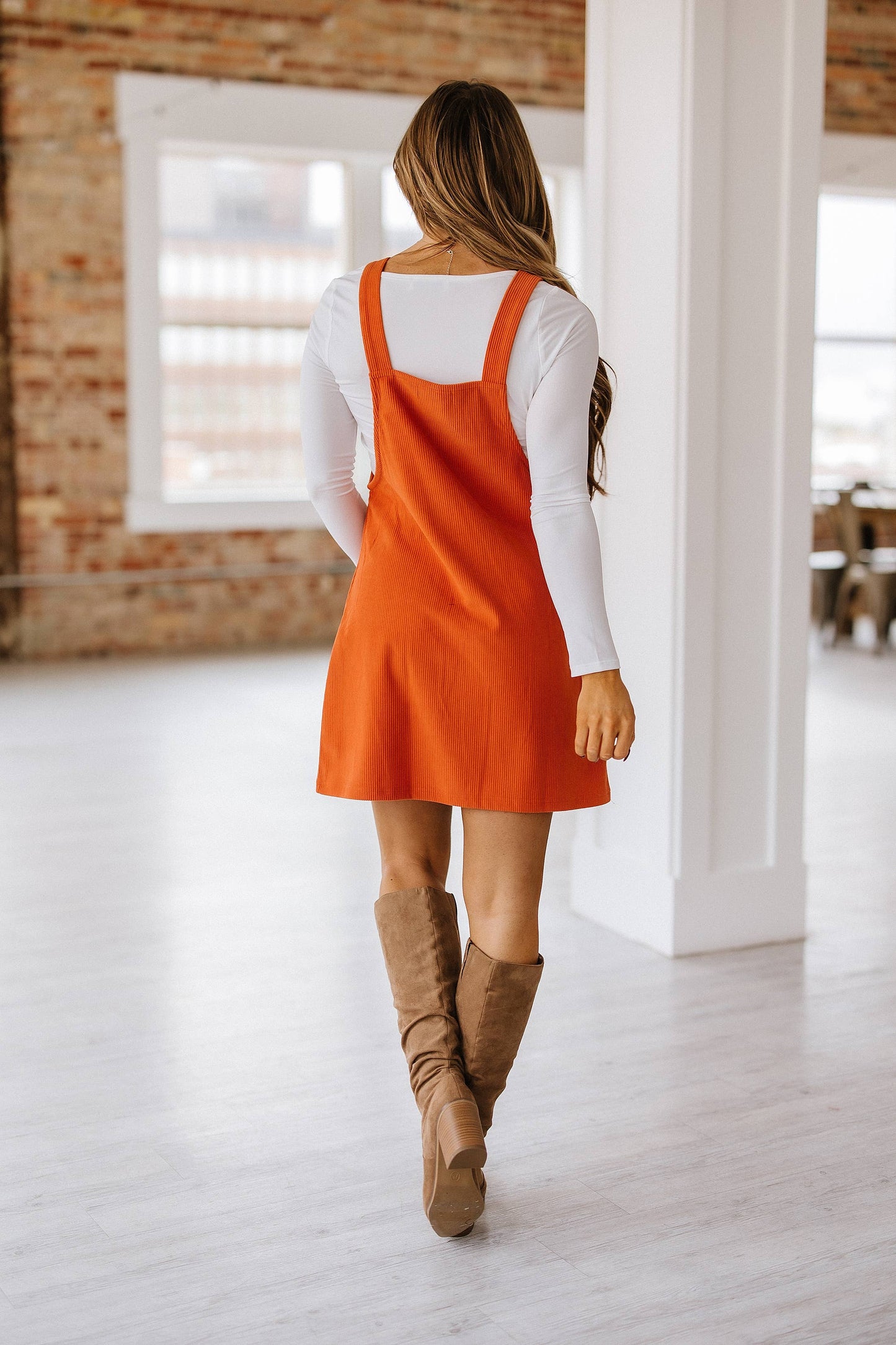 Connie Corduroy Overall Dress | S-XL