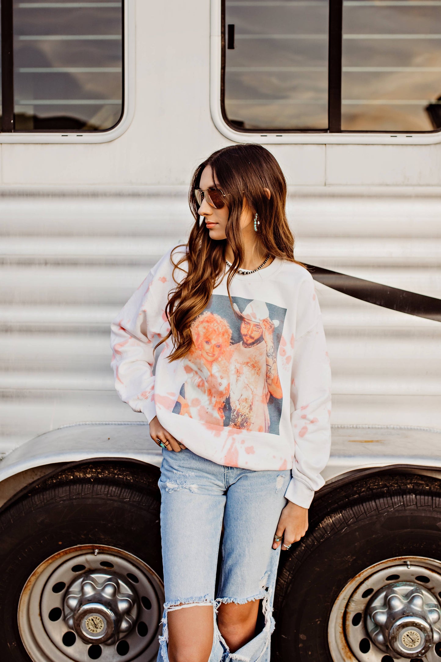 Dolly & Posty Western Crewneck