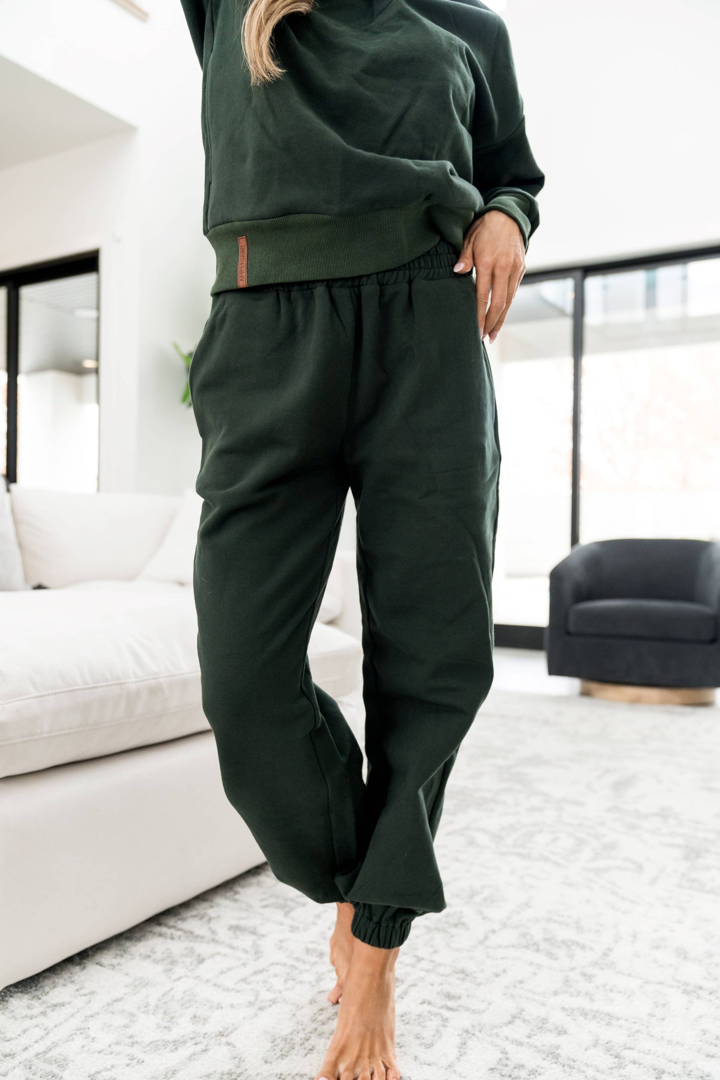 Never Better Joggers- Forest Green