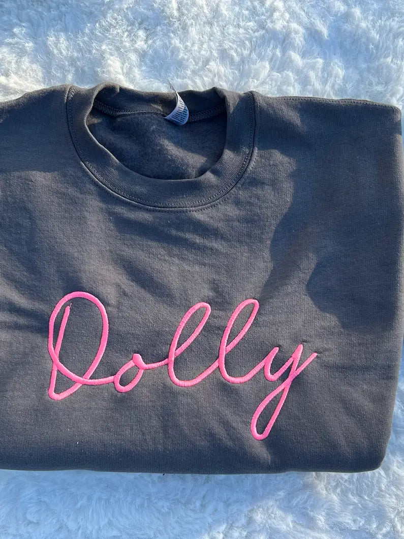 Dolly Embroidered Crew
