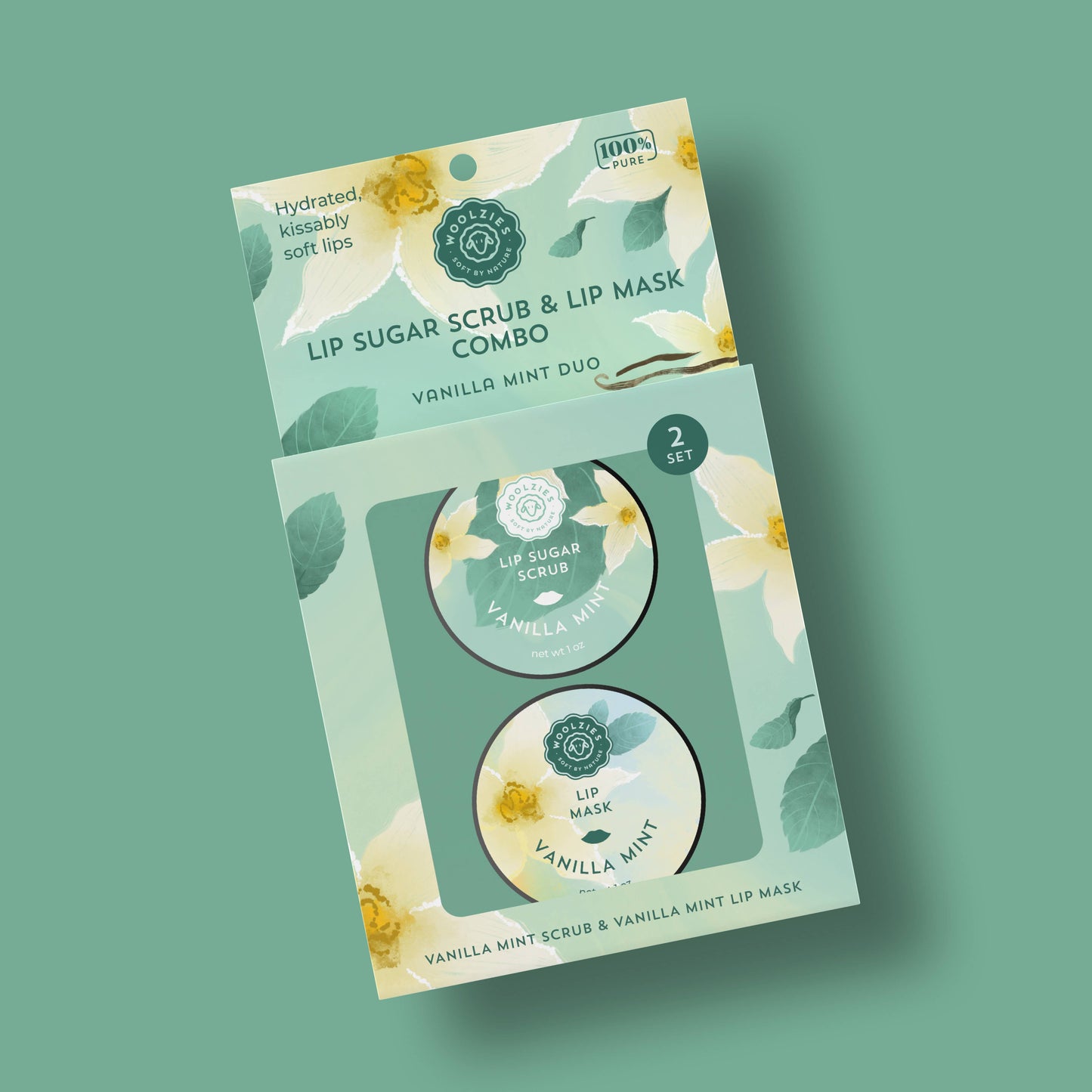 Lip Sugar Scrub & Lip Mask Vanilla Mint Duo