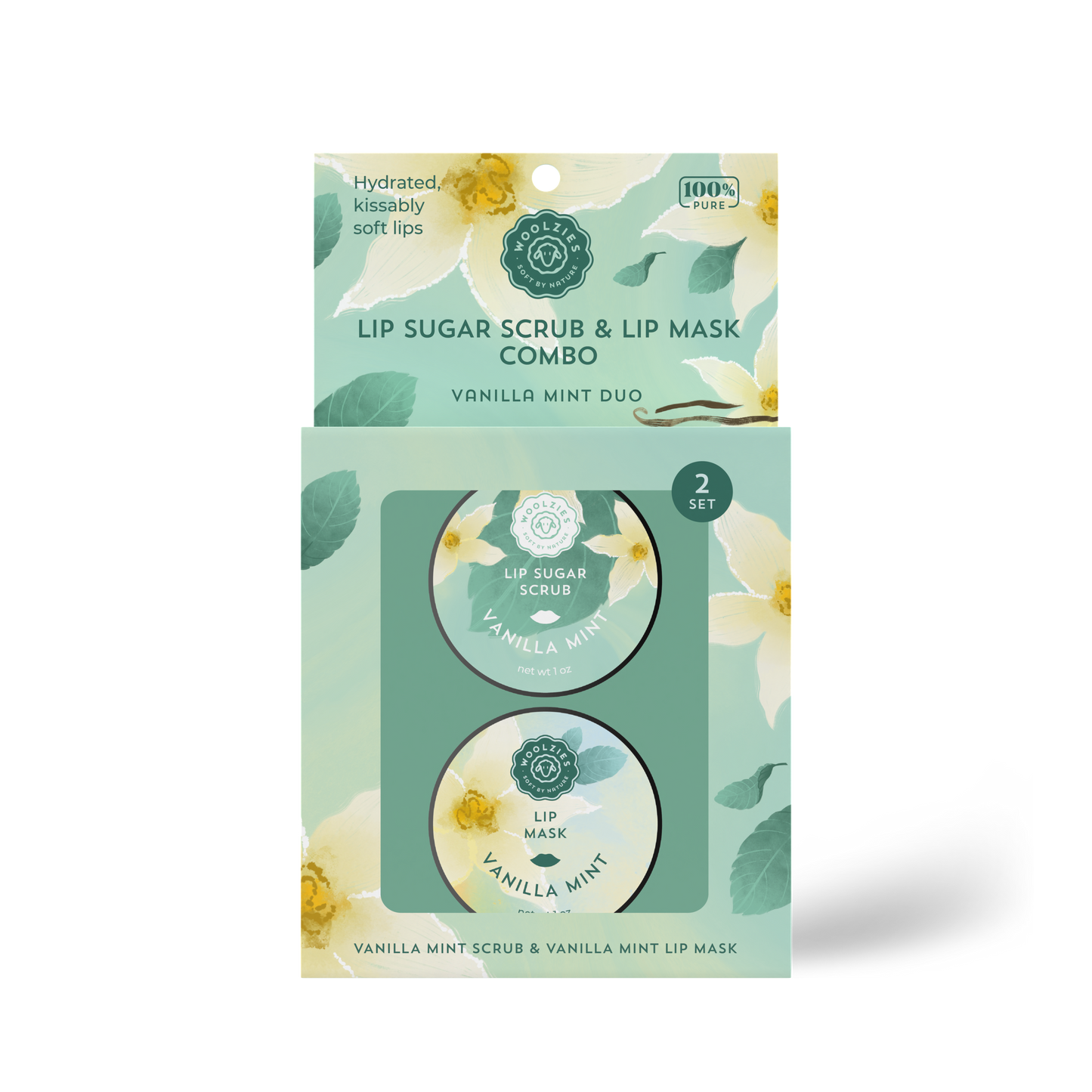 Lip Sugar Scrub & Lip Mask Vanilla Mint Duo