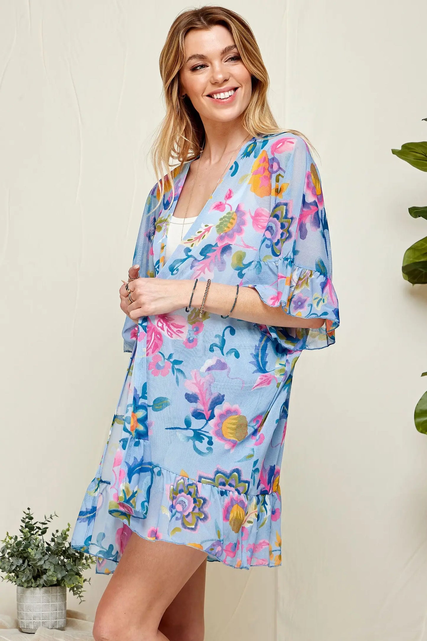 Floral Kimono