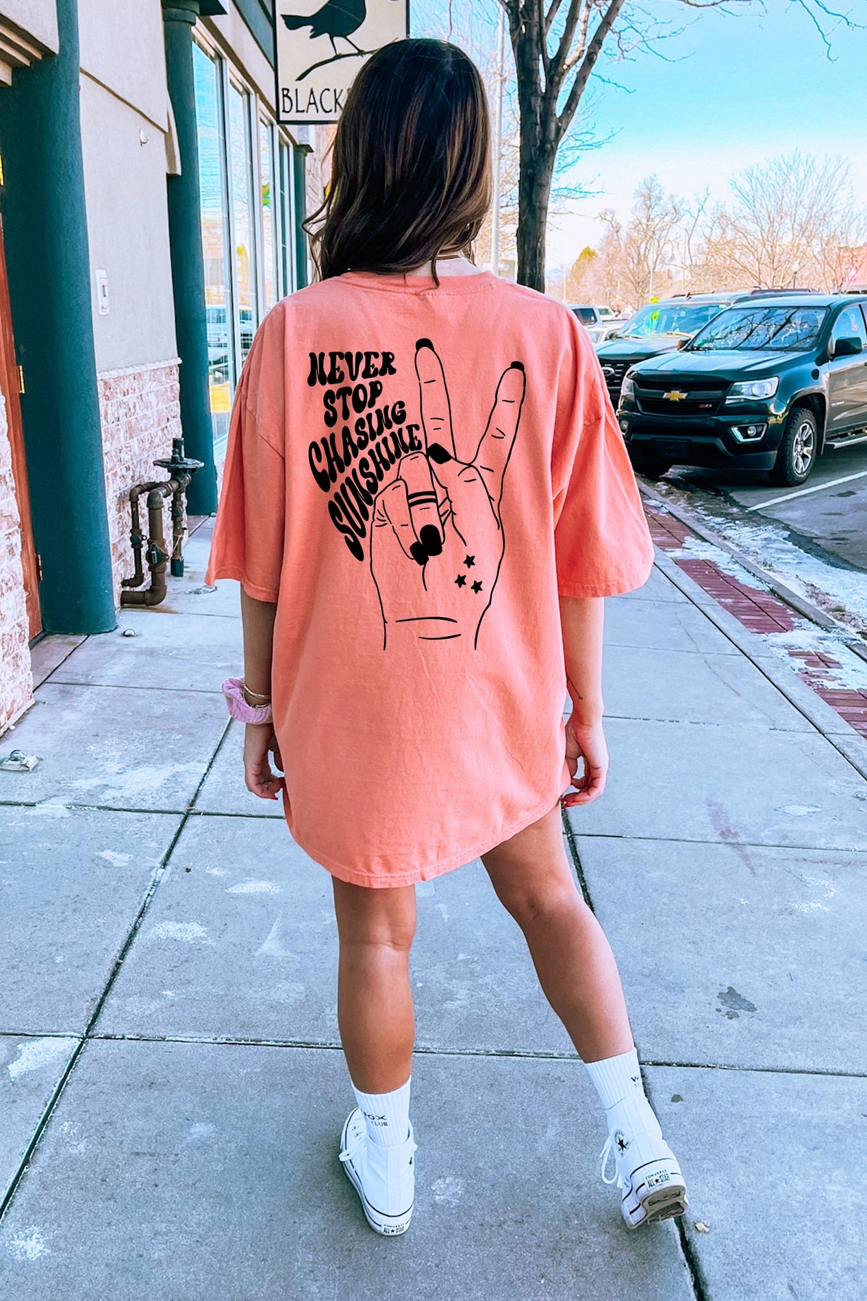 Chasing Sunshine Comfort Colors Tee- MAMAS