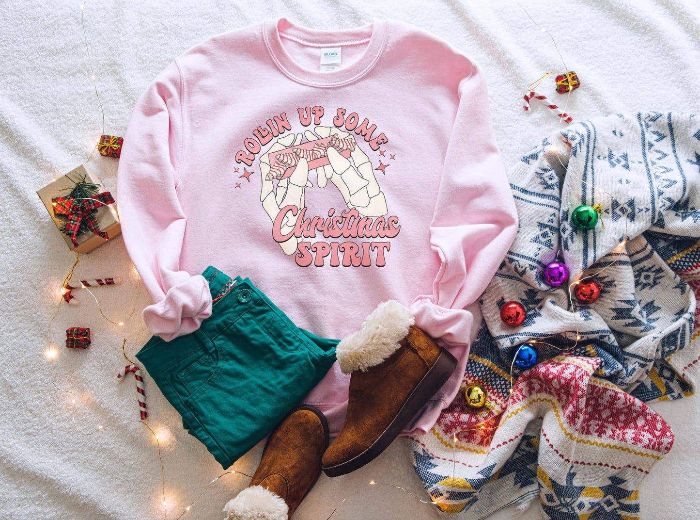 Rollin' Up Some Christmas Spirit Crewneck