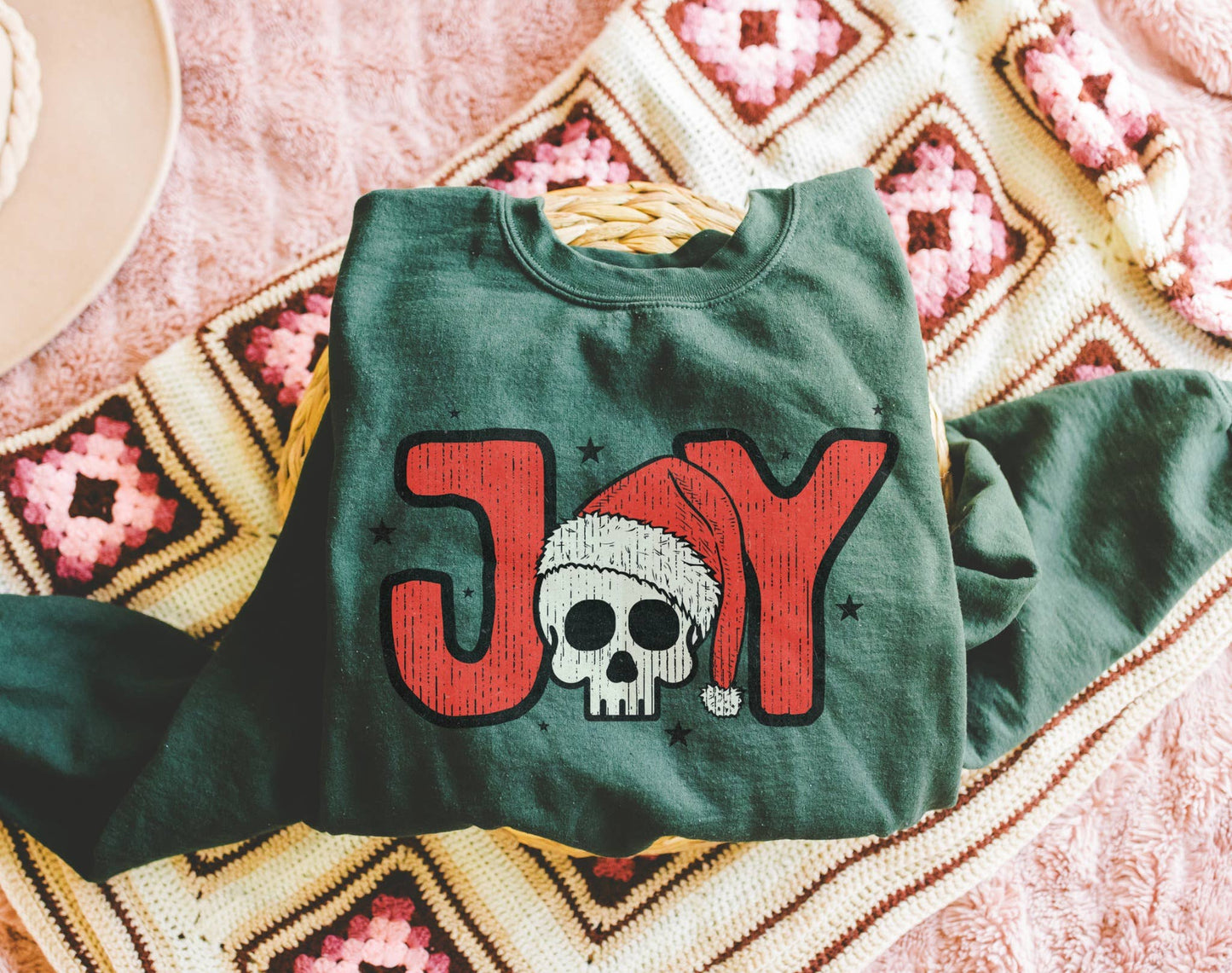 Joy Skeleton Fleece Crewneck