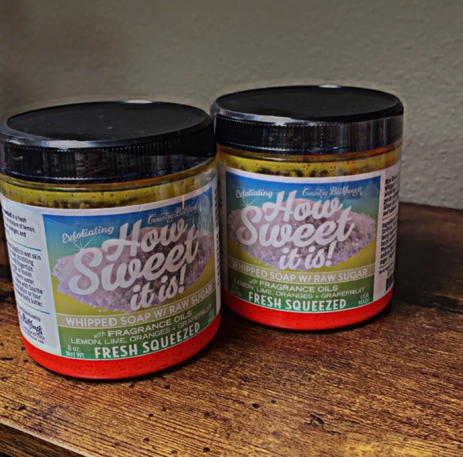 Fresh Squeezed Exfoliating Whipped Soap