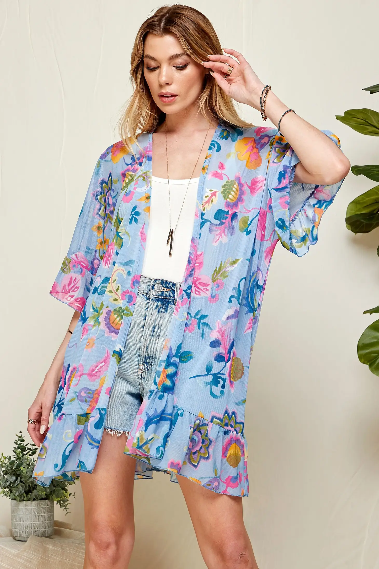 Floral Kimono