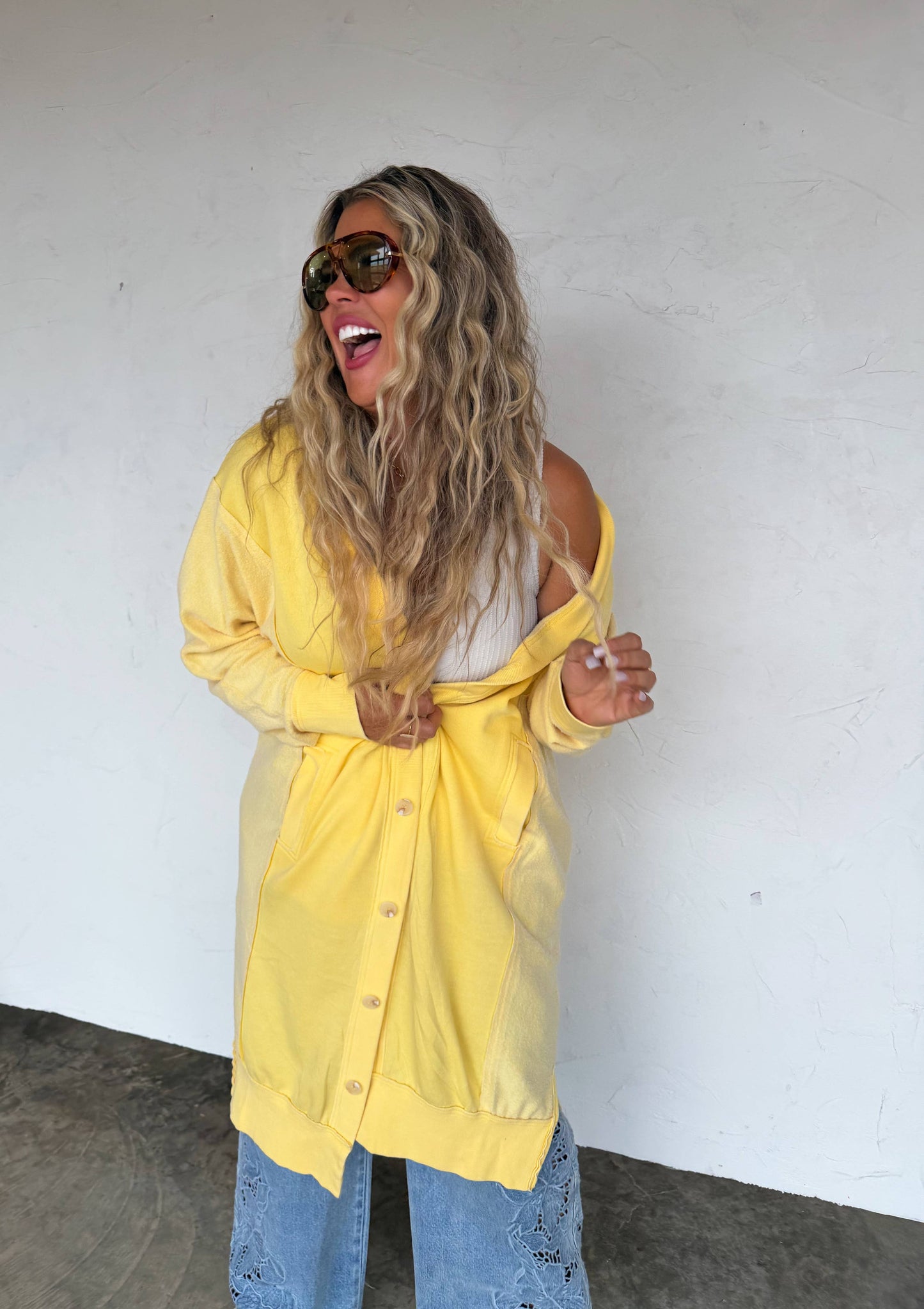 SPRING DESI SWEATSHIRT CARDIGAN