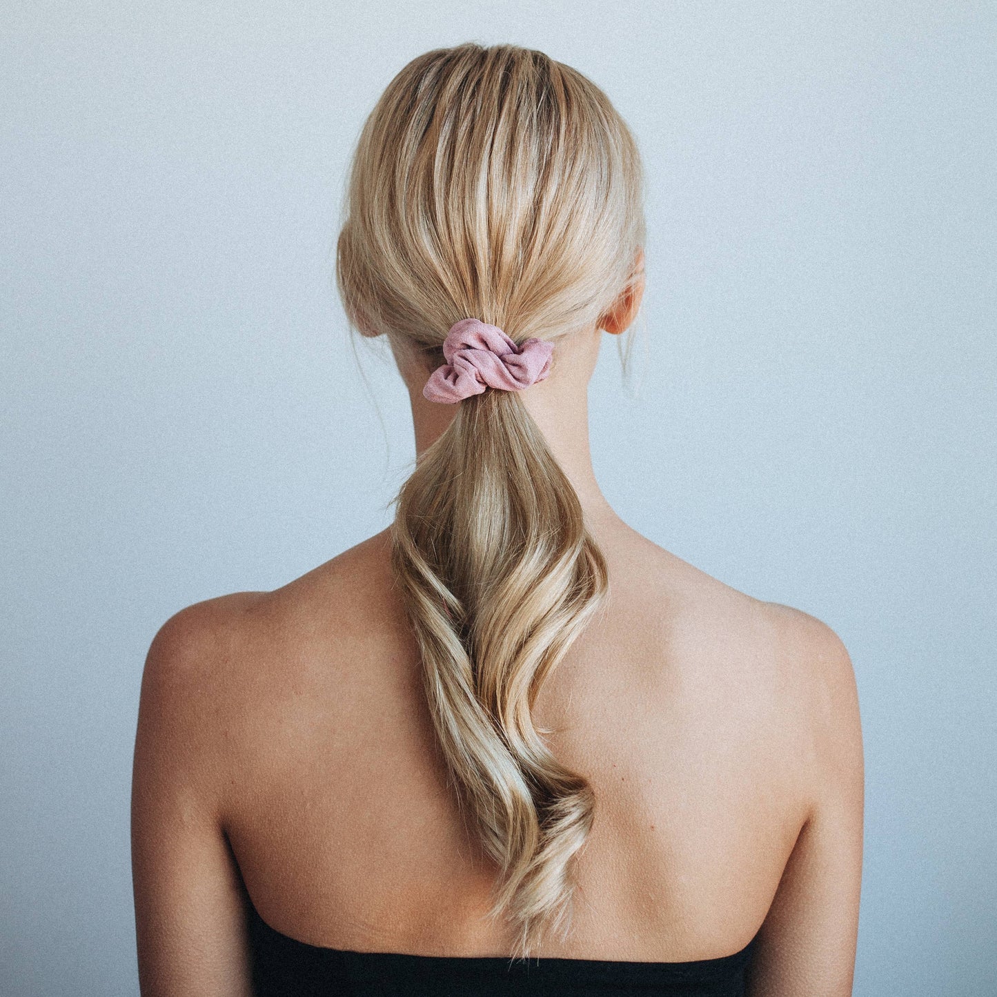 Velvet Scrunchies - Blush and Mauve