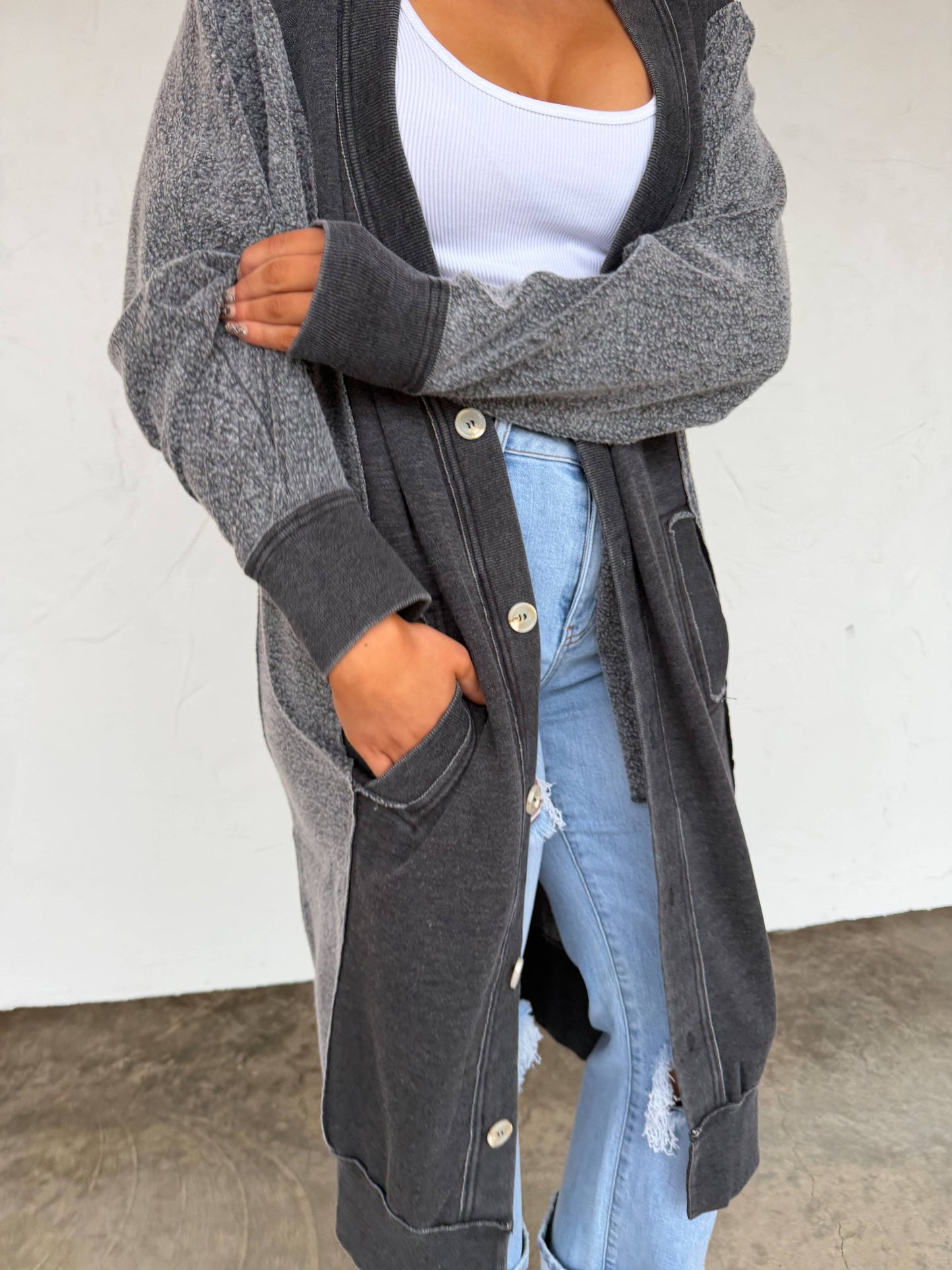 SPRING DESI SWEATSHIRT CARDIGAN