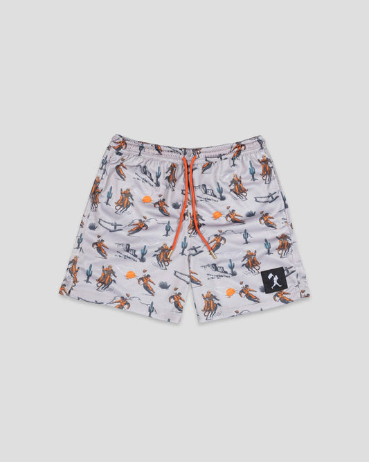 Baseballism Bullpen Diamond Air Mesh Shorts (Tan) - Youth
