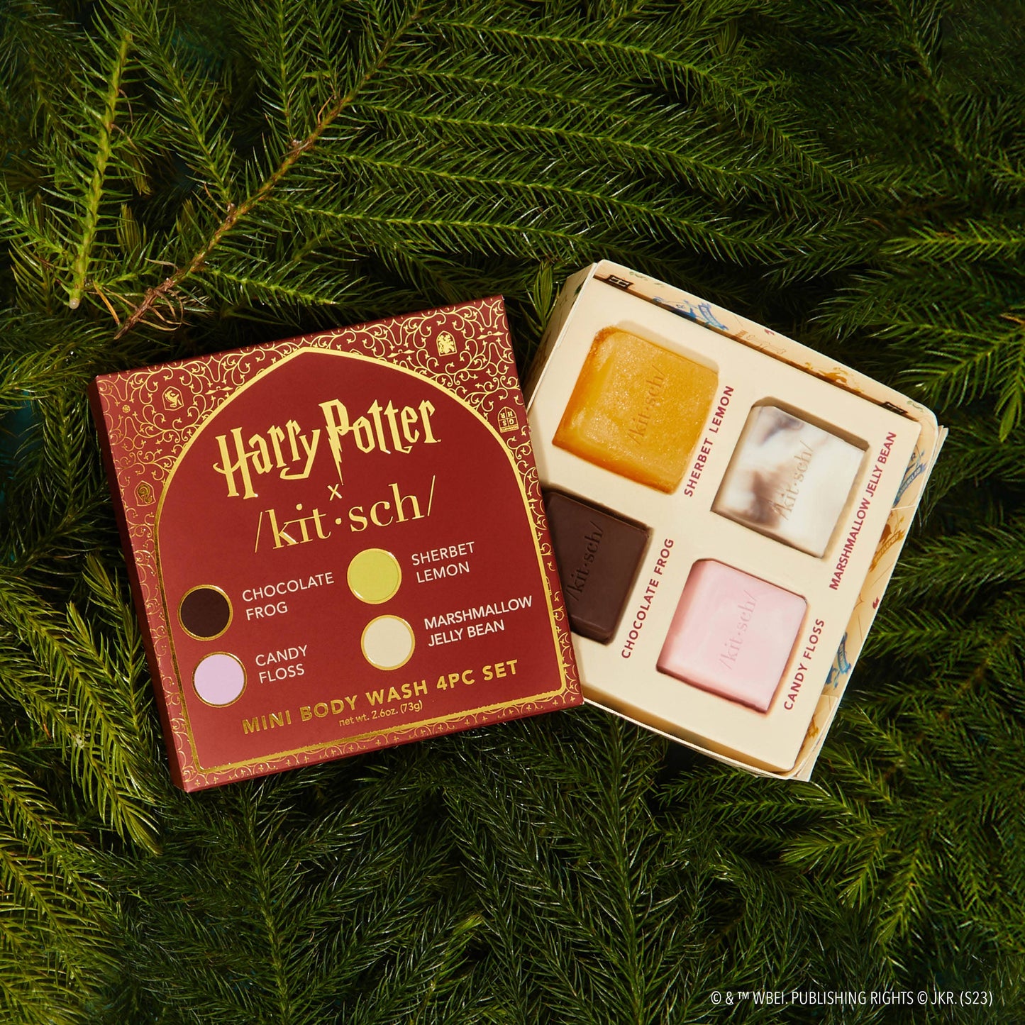 Harry Potter x kitsch Body Wash Sampler 4pc Set