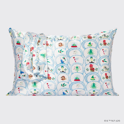 Elf x Kitsch Satin Pillowcase Standard - North Pole