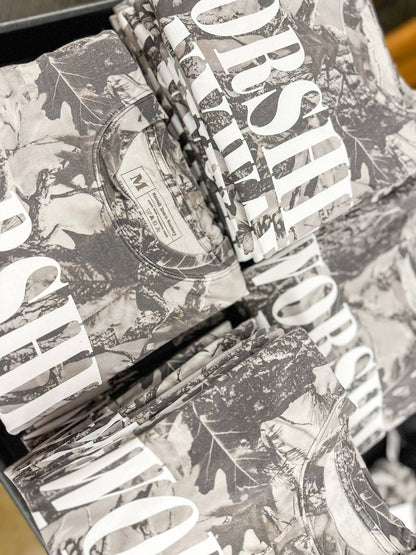 Worship Anyway | Grey Camo |  Short Sleeve Tee