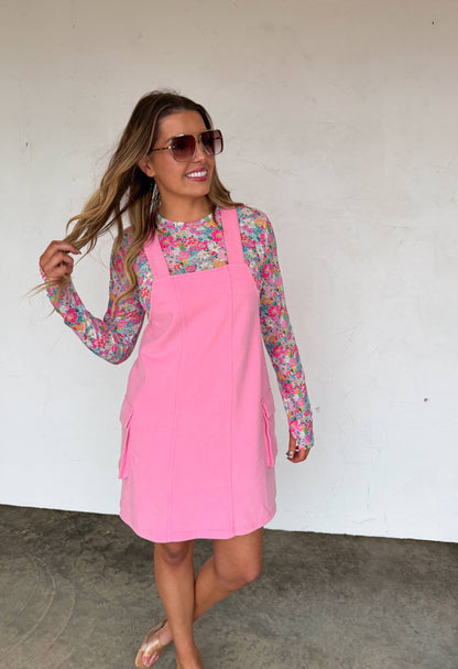 SPRING MILLIE OVERALL DRESS