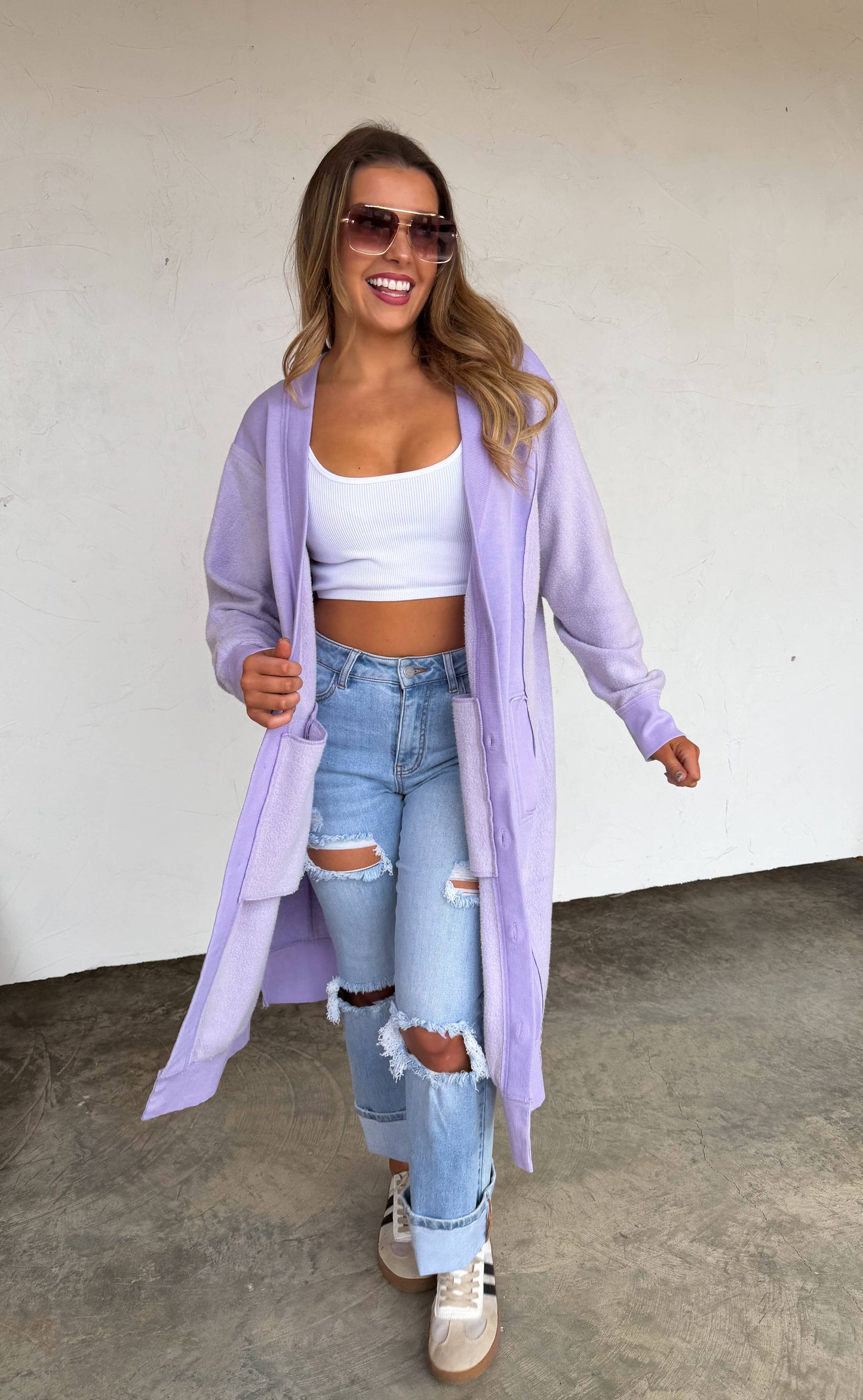 SPRING DESI SWEATSHIRT CARDIGAN