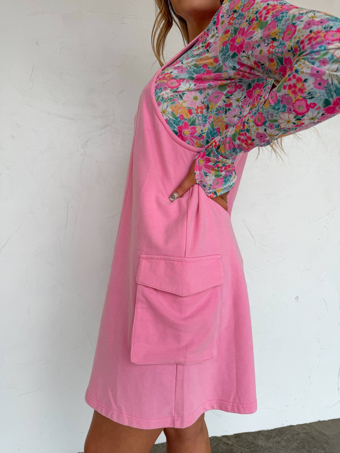 SPRING MILLIE OVERALL DRESS