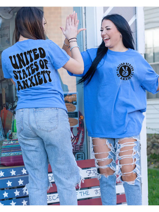 United States Of Anxiety Tee