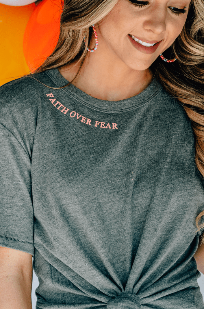 Faith Over Fear Solid Tee