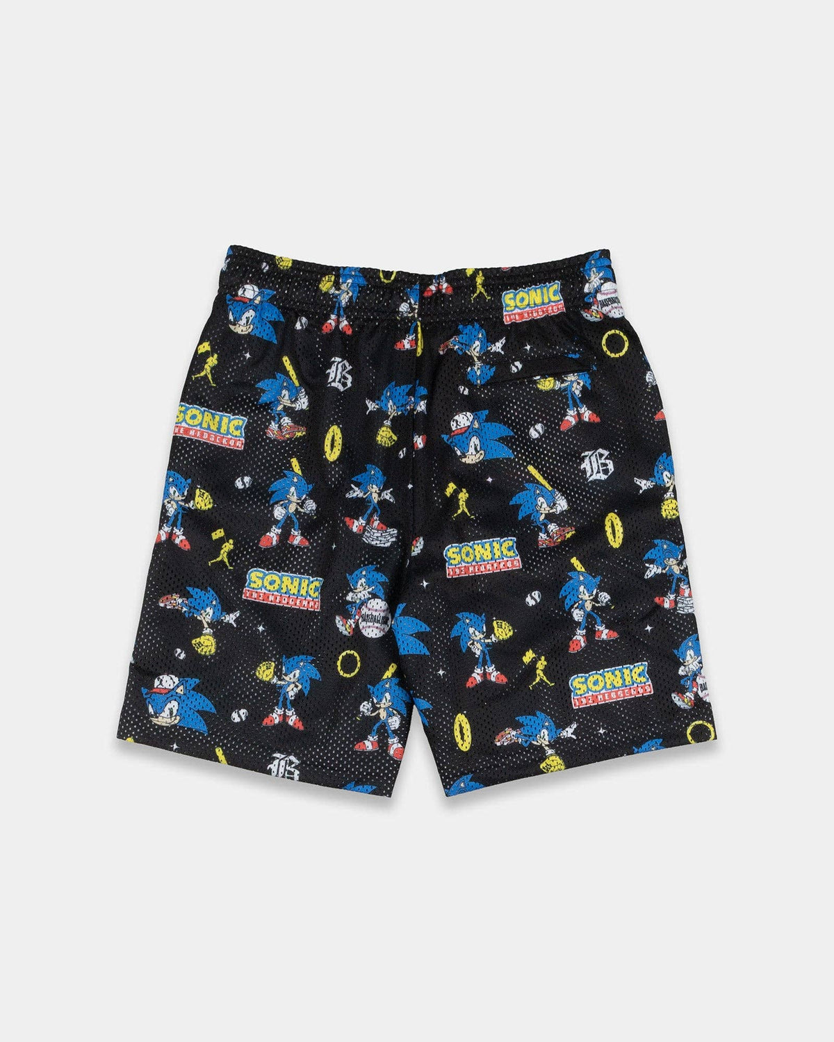 Sonic The Hedgehog Pattern Diamond Pro Youth Mesh Shorts