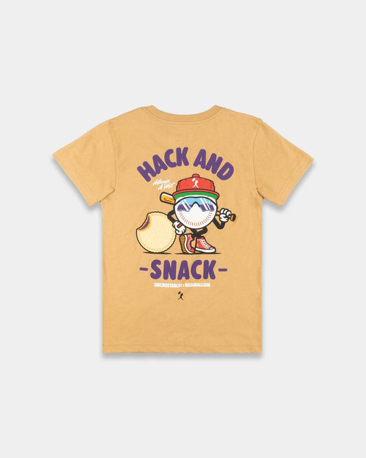 Hack & Snack Youth T-Shirt - Baseballism x Uncrustables