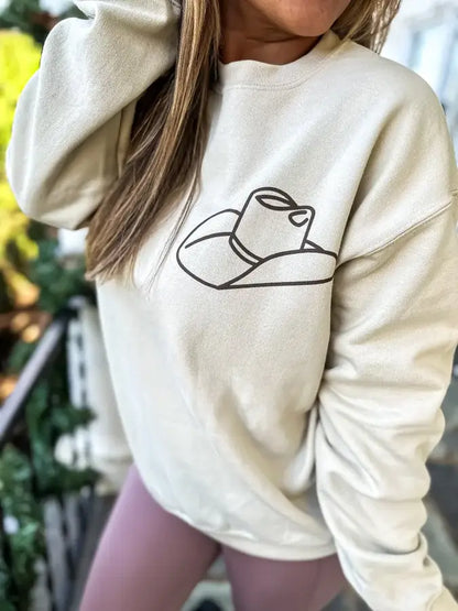 Raisin' Hell Sand Puff Graphic Crewneck