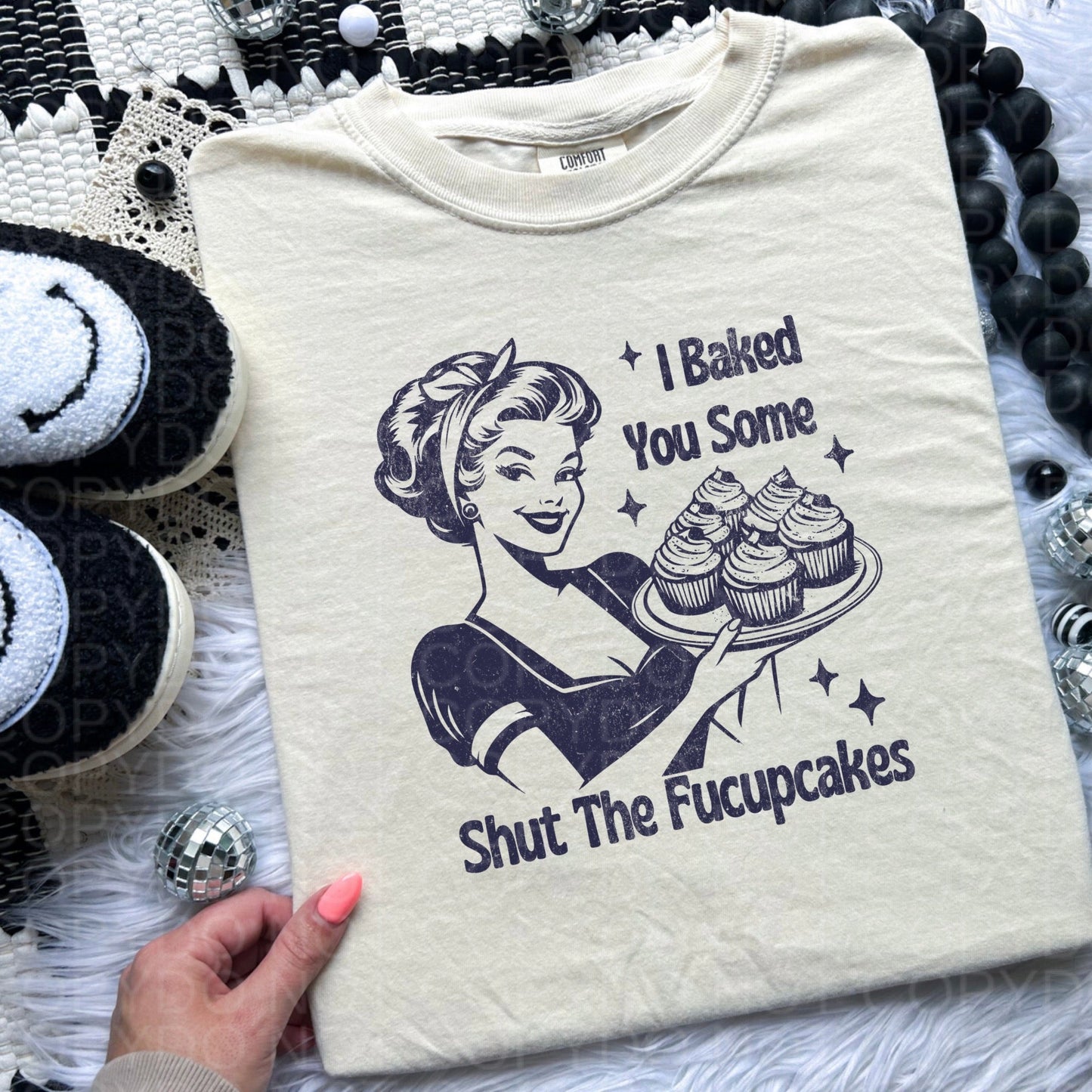 Shut the Fucupcakes Comfort Colors Tee