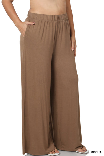 Thanksgiving Pants-  Soft Wide Leg Pants with Pockets