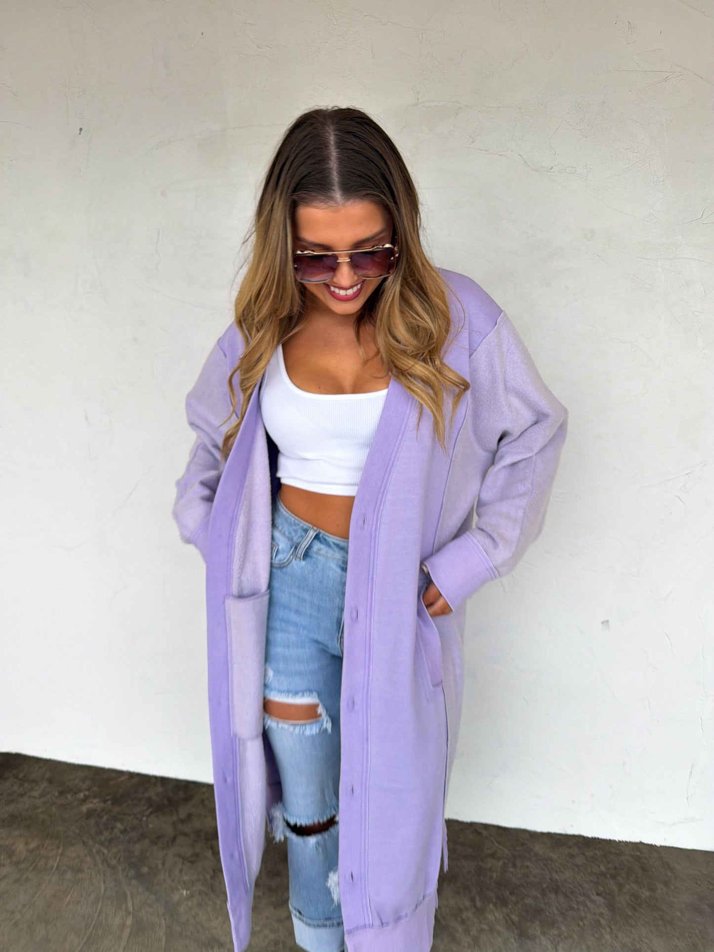 SPRING DESI SWEATSHIRT CARDIGAN