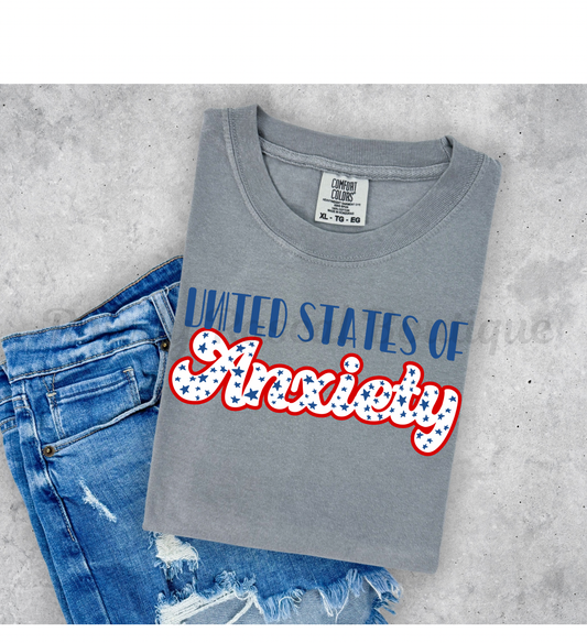 United States of Anxiety Tee