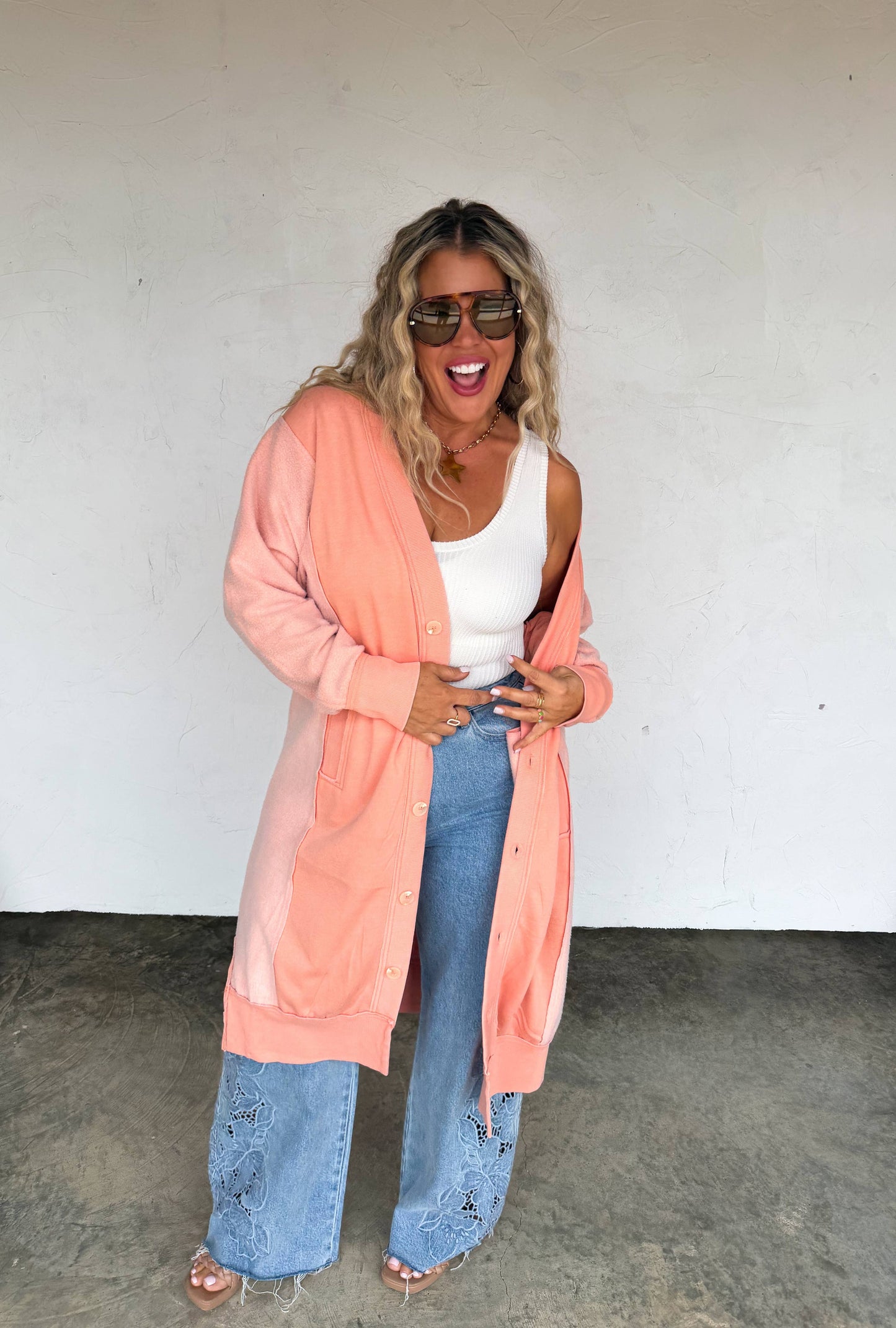 SPRING DESI SWEATSHIRT CARDIGAN