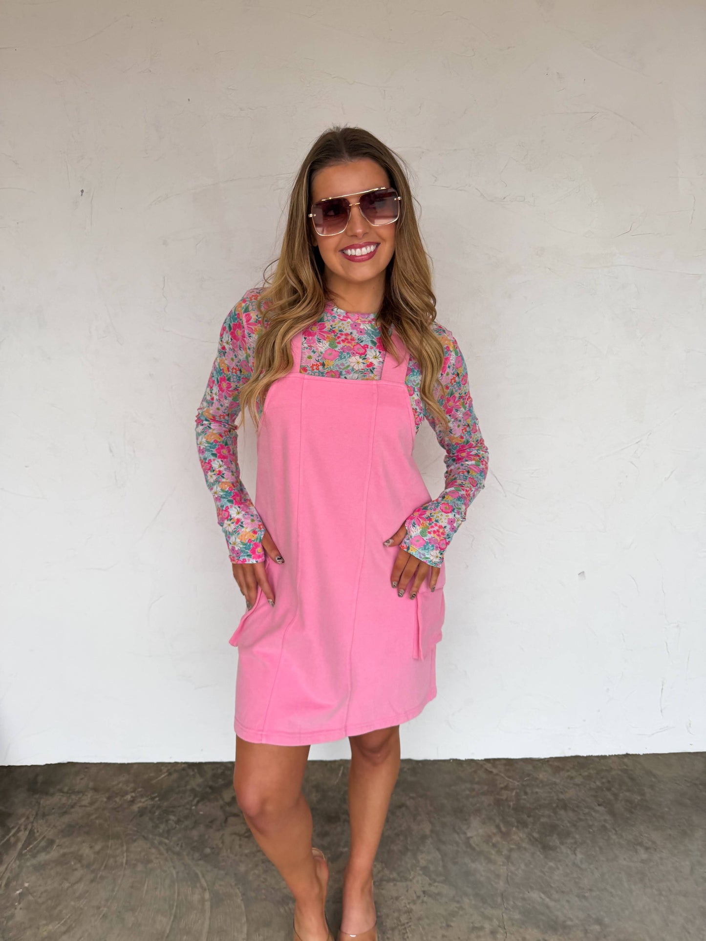 SPRING MILLIE OVERALL DRESS