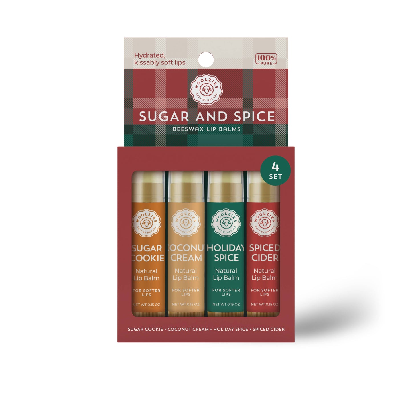 Sugar and Spice Lip Balm Set Of 4