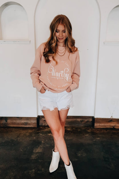 Worthy Peach Sweatshirt