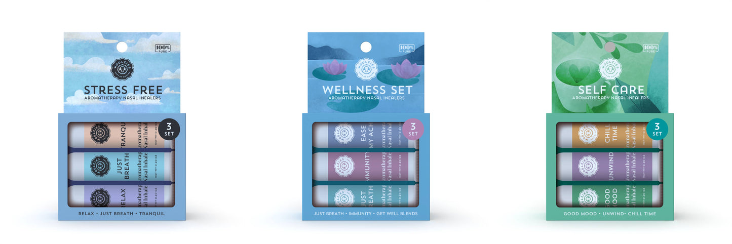 Wellness Set Of 3 Nasal Inhalers