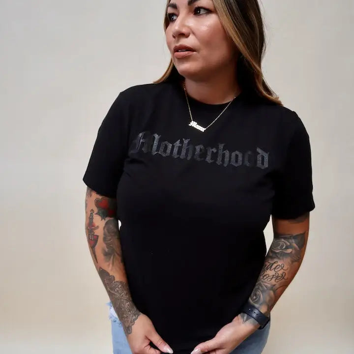 Motherhood Black On Black Tee