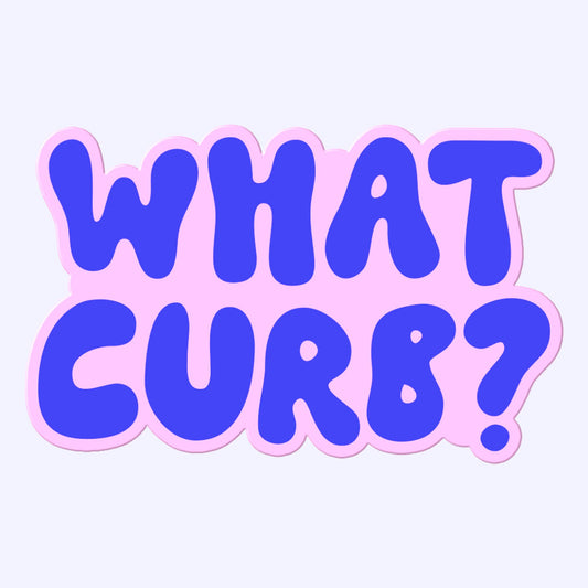 What Curb Sticker Decal