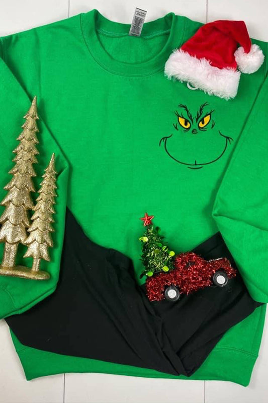 Grinch Crewneck Sweater