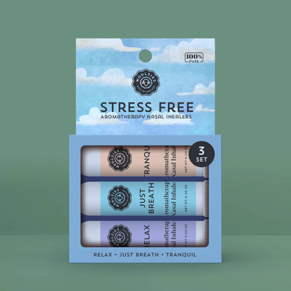 Stress Free  Set Of 3 Nasal Inhalers