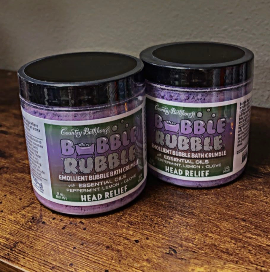 Bubble Rubble Head Relief Bath Crumble