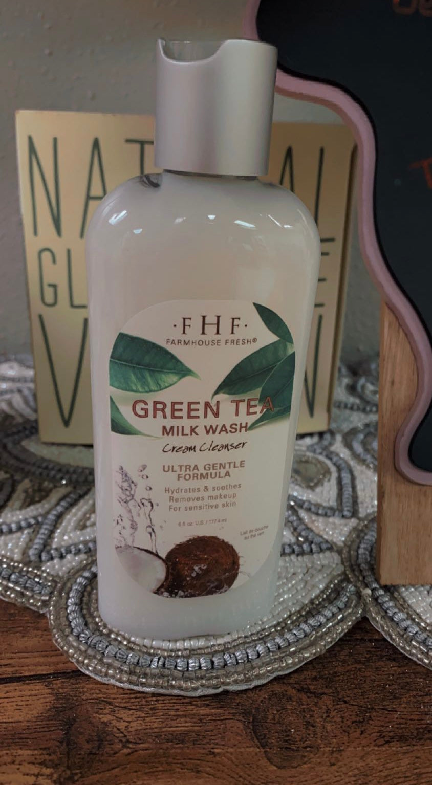 Green Tea Milk Wash Cream Cleanser